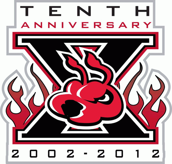 fayetteville fireantz 2012 anniversary logo iron on heat transfer